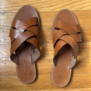 Madewell Women's Brown Leather Sandals